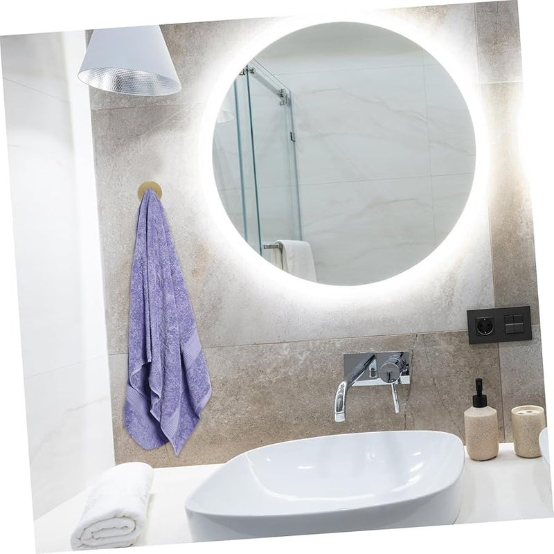304 Stainless Steel Self Adhesive Towel Hooks 4 Pack No Drill Installation For Bathroom Kitchen - Image 4